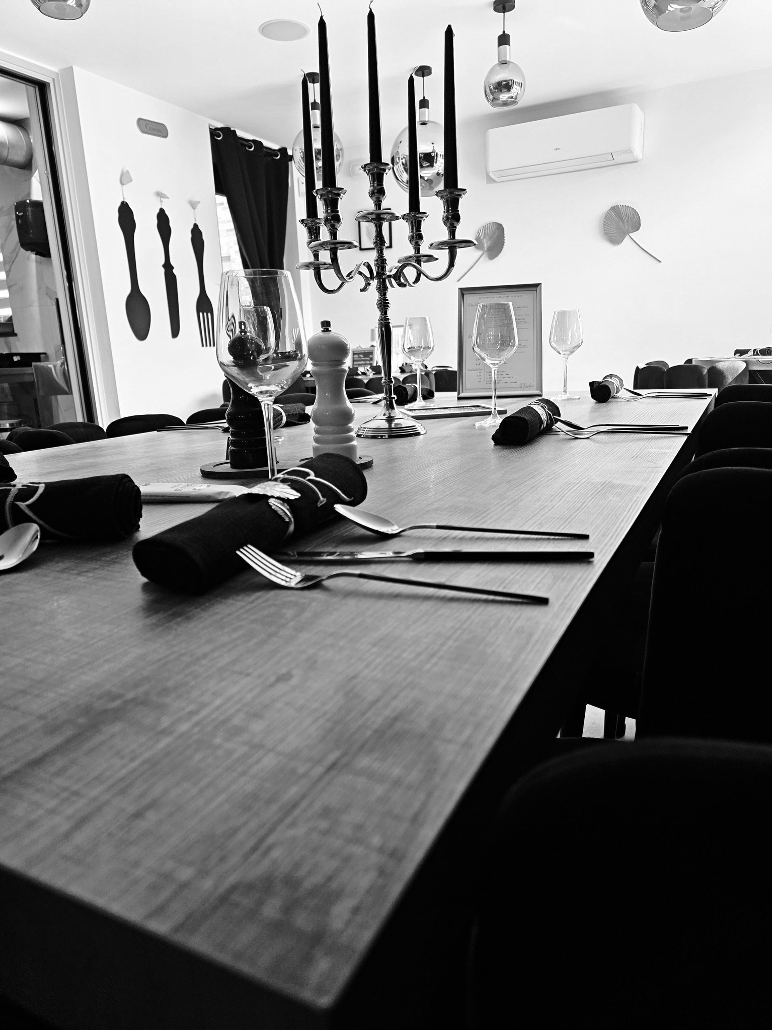 Salle du restaurant Il Rischio